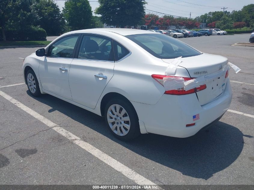 3N1AB7AP8EL638691 | 2014 NISSAN SENTRA