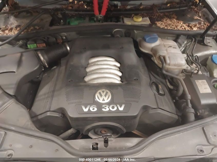 WVWTU63B35E057465 | 2005 VOLKSWAGEN PASSAT