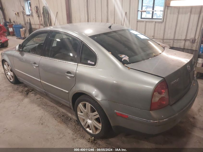 WVWTU63B35E057465 | 2005 VOLKSWAGEN PASSAT