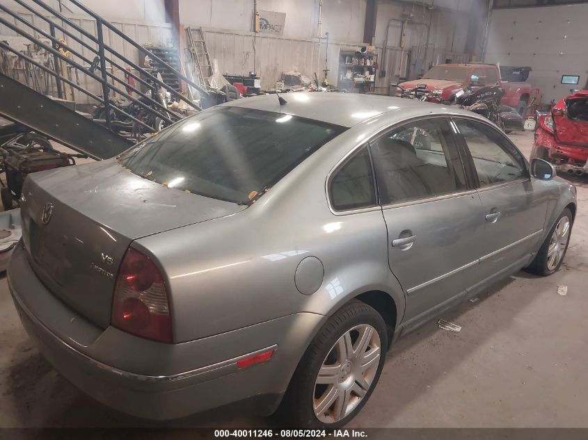 WVWTU63B35E057465 | 2005 VOLKSWAGEN PASSAT