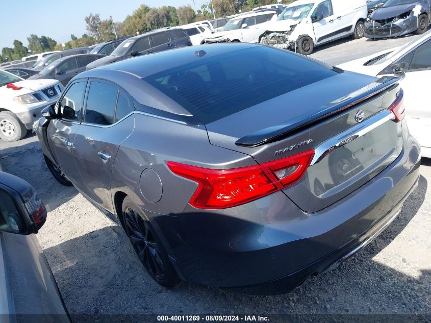 2017 Nissan Maxima 3.5 Sr VIN: 1N4AA6AP9HC449614 Lot: 40011269