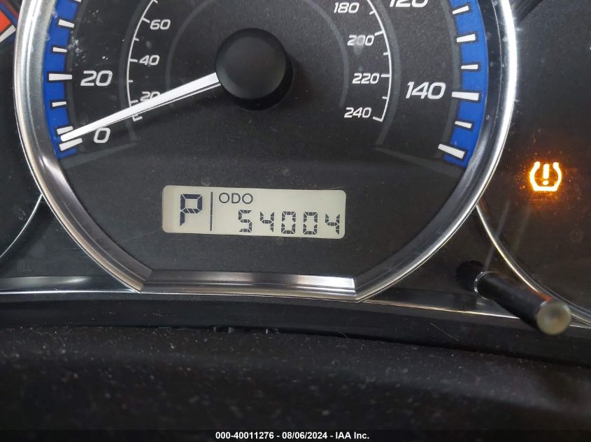 2011 Subaru Forester 2.5X VIN: JF2SHBBCXBH774587 Lot: 40011276