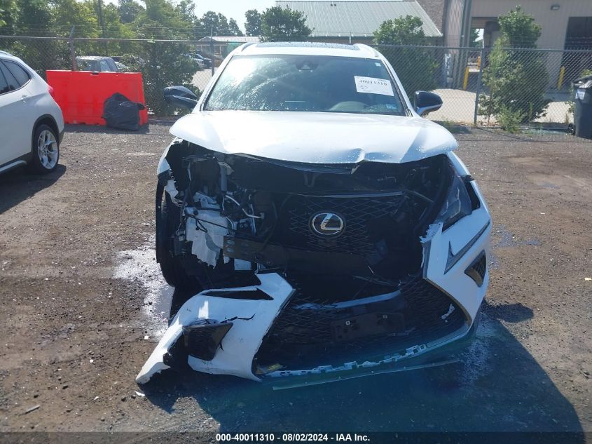 2021 Lexus Nx 300 F Sport VIN: JTJSARDZ5M2262459 Lot: 40011310