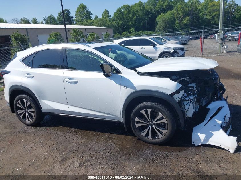 2021 Lexus Nx 300 F Sport VIN: JTJSARDZ5M2262459 Lot: 40011310