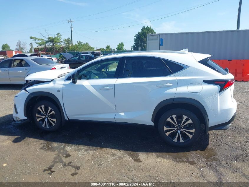 2021 Lexus Nx 300 F Sport VIN: JTJSARDZ5M2262459 Lot: 40011310