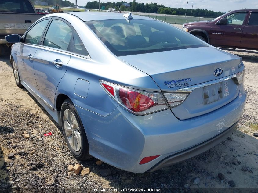 2013 Hyundai Sonata Hybrid VIN: KMHEC4A44DA067752 Lot: 40011313