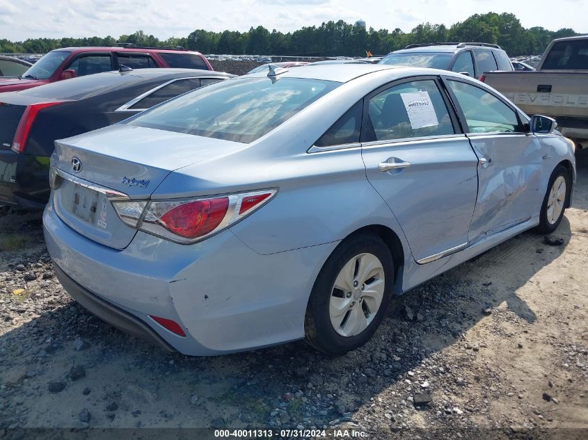 2013 Hyundai Sonata Hybrid VIN: KMHEC4A44DA067752 Lot: 40011313