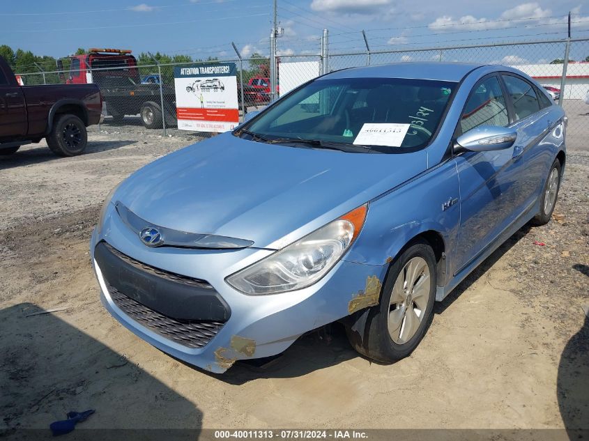 2013 Hyundai Sonata Hybrid VIN: KMHEC4A44DA067752 Lot: 40011313