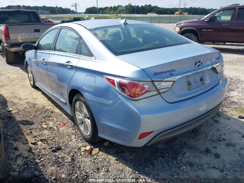 2013 Hyundai Sonata Hybrid VIN: KMHEC4A44DA067752 Lot: 40011313