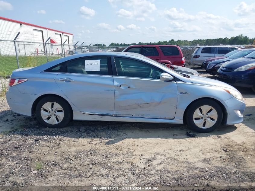 2013 Hyundai Sonata Hybrid VIN: KMHEC4A44DA067752 Lot: 40011313