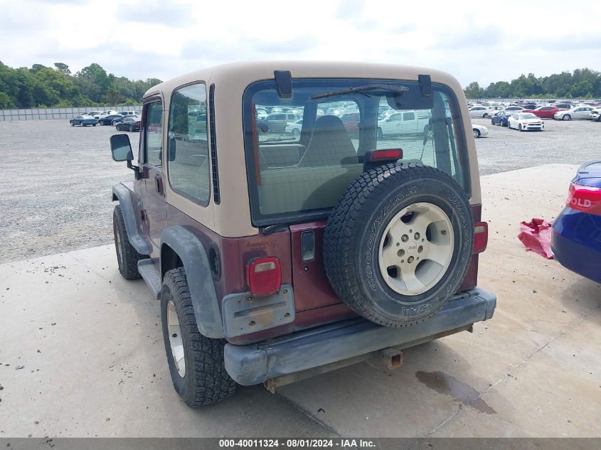 2001 Jeep Wrangler / Tj Sport VIN: 1J4FA49S41P332349 Lot: 40011324