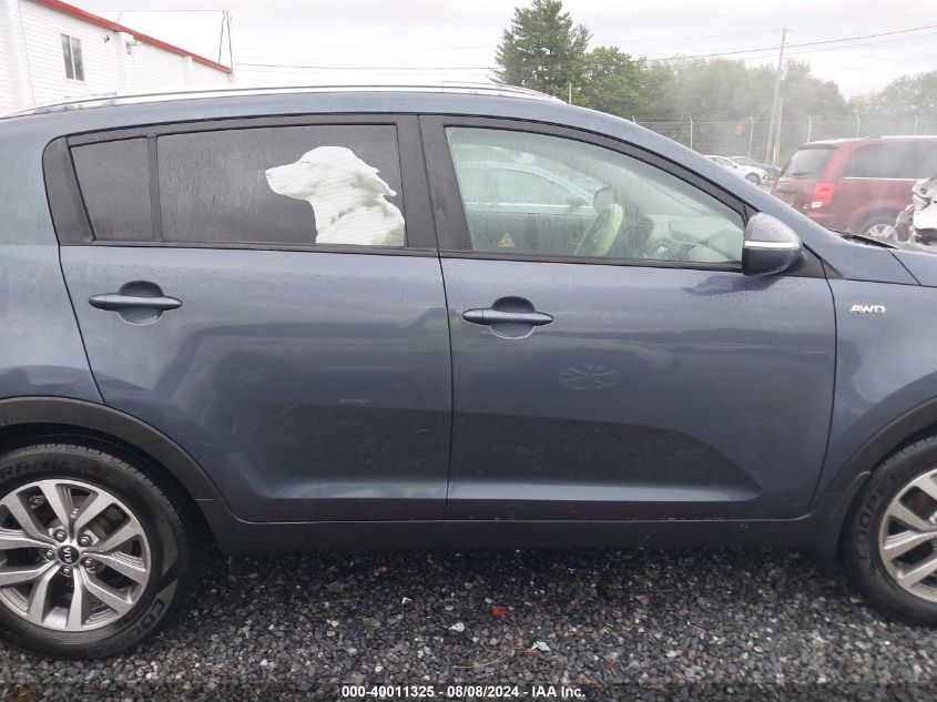 2014 Kia Sportage Lx VIN: KNDPBCAC3E7643573 Lot: 40011325