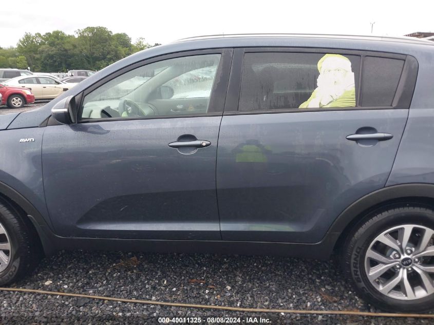 2014 Kia Sportage Lx VIN: KNDPBCAC3E7643573 Lot: 40011325