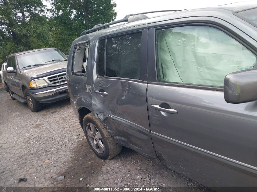 2009 Honda Pilot Ex-L VIN: 5FNYF48569B029719 Lot: 40011352