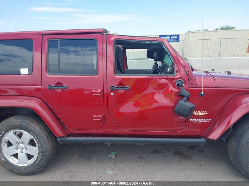 2012 Jeep Wrangler Unlimited Sahara VIN: 1C4BJWEG8CL192480 Lot: 40011404