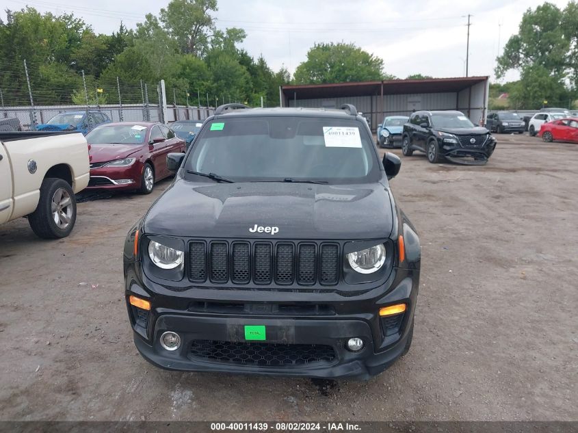 2019 Jeep Renegade Latitude Fwd VIN: ZACNJABBXKPK23826 Lot: 40011439