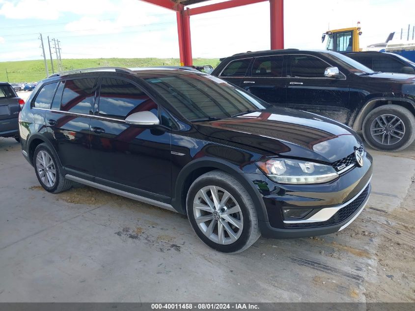 2019 Volkswagen Golf Alltrack Tsi S/Tsi Se/Tsi Sel VIN: 3VWH17AU3KM501486 Lot: 40011458