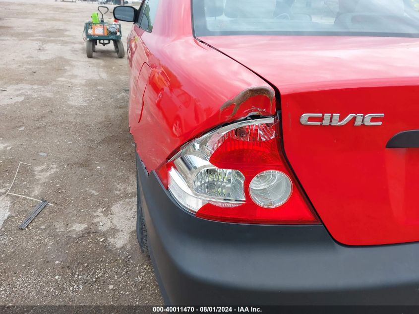 2004 Honda Civic Vp VIN: 1HGEM22154L036445 Lot: 40011470