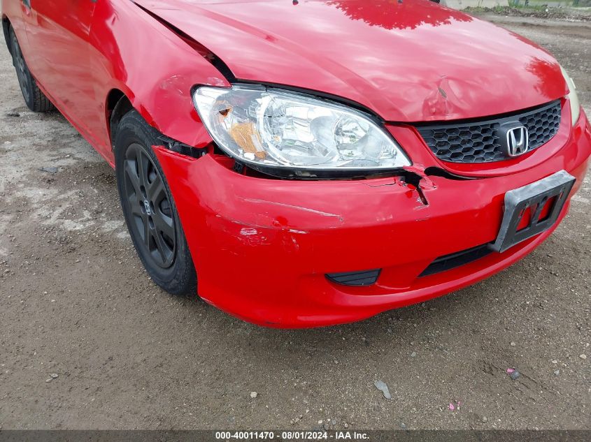 2004 Honda Civic Vp VIN: 1HGEM22154L036445 Lot: 40011470