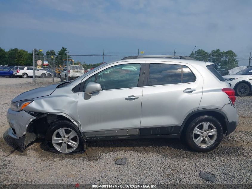 2018 Chevrolet Trax Lt VIN: 3GNCJPSB6JL202998 Lot: 40011474