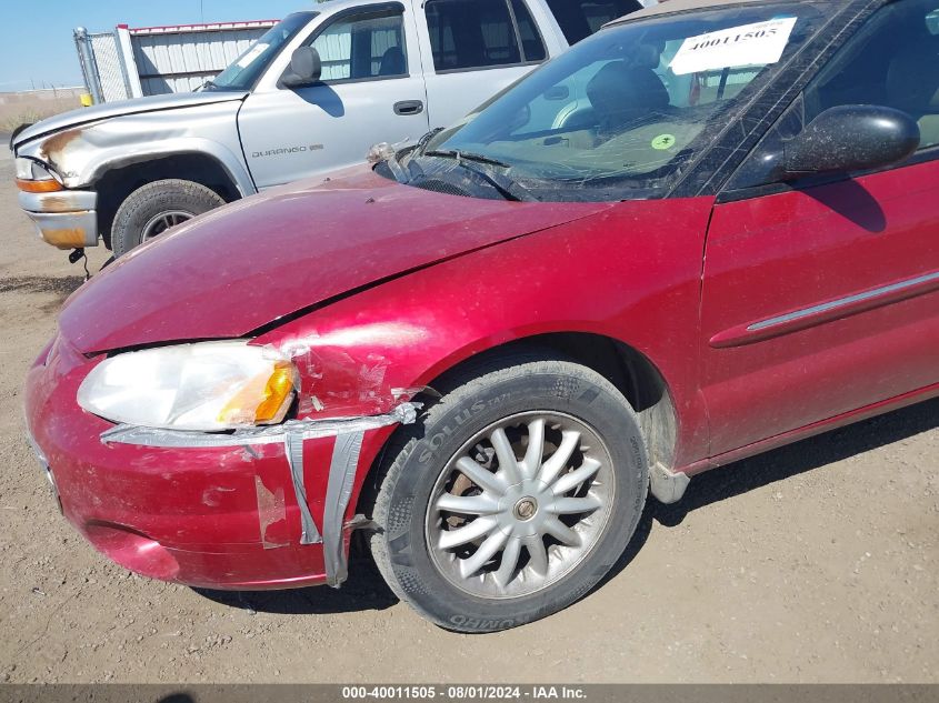 2002 Chrysler Sebring Lxi VIN: 1C3EL55R62N310262 Lot: 40011505