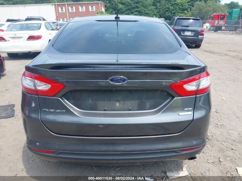 2016 Ford Fusion Se VIN: 3FA6P0HD6GR399090 Lot: 40011530