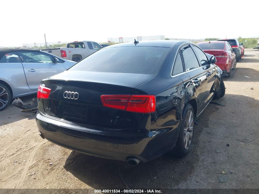 2014 Audi A6 Premium Plus VIN: WAUGFAFC6EN077273 Lot: 40011534