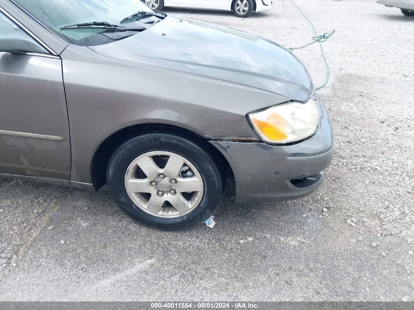 2003 Toyota Avalon Xl VIN: 4T1BF28BX3U336661 Lot: 40011554