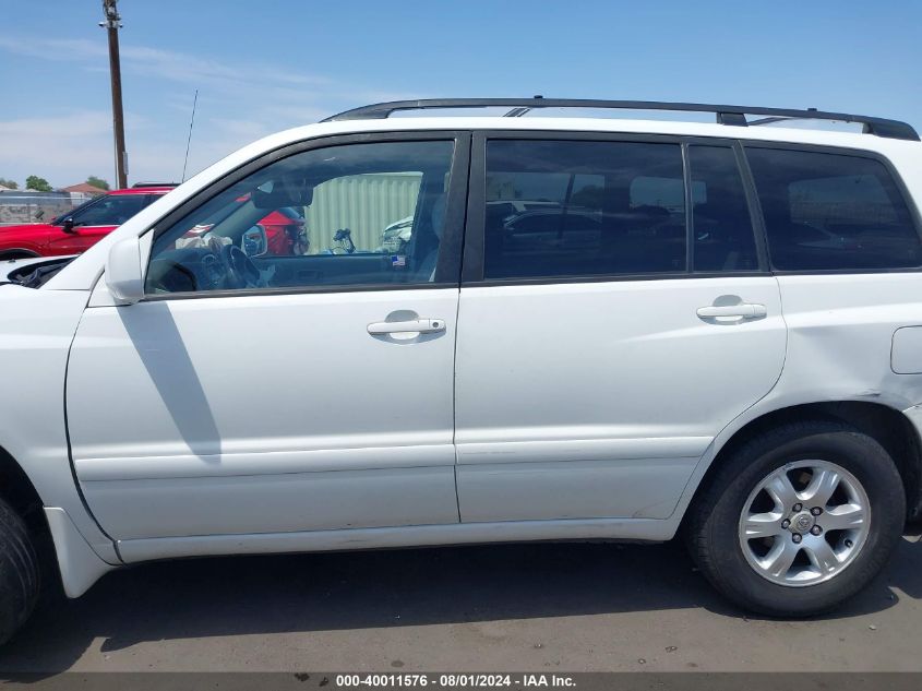 2002 Toyota Highlander V6 VIN: JTEGF21A520034983 Lot: 40011576