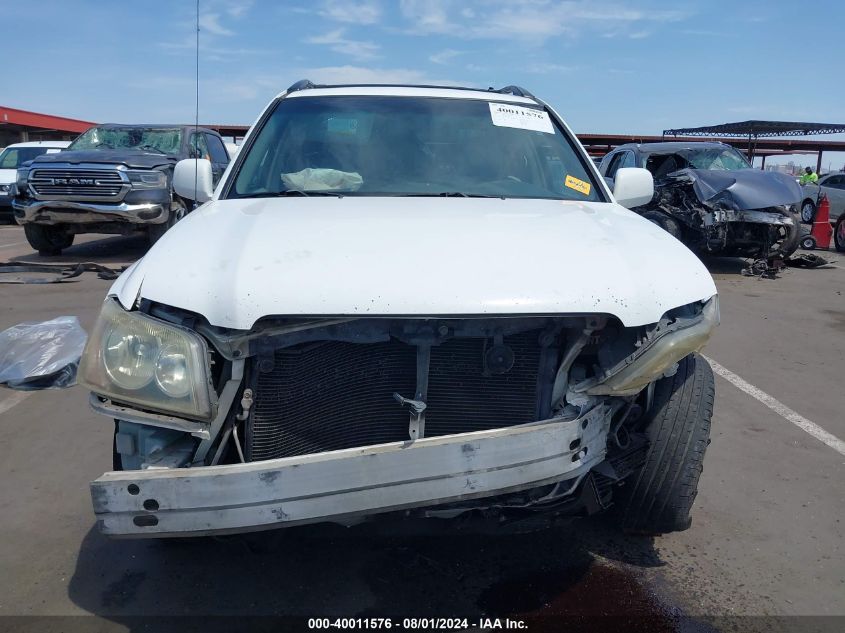 2002 Toyota Highlander V6 VIN: JTEGF21A520034983 Lot: 40011576