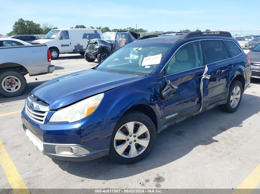 2011 SUBARU OUTBACK VIN: 58ABK1GG3JU106694