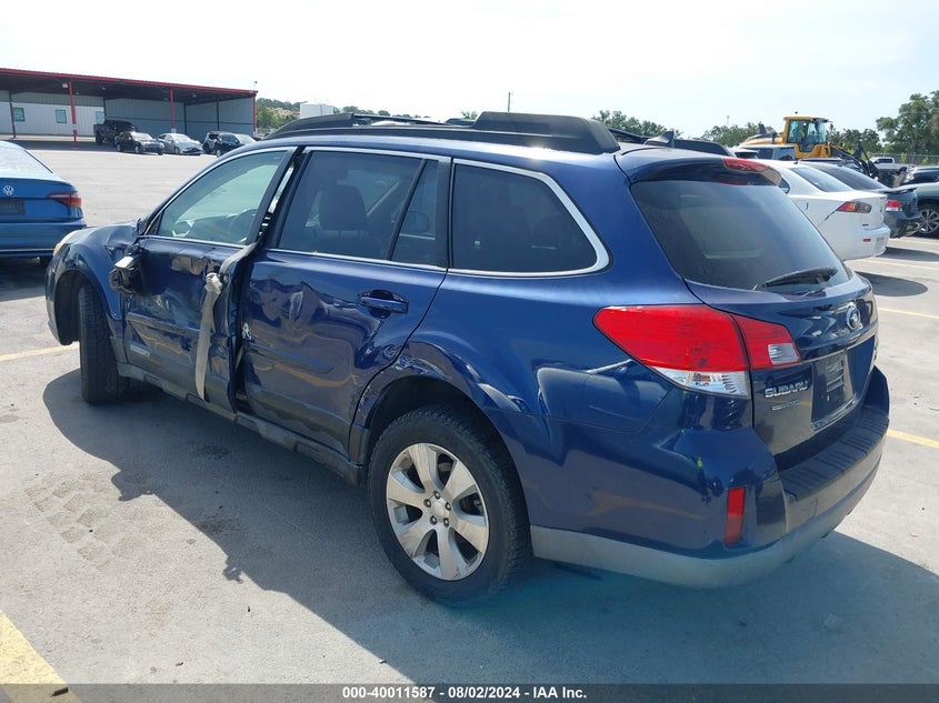 2011 SUBARU OUTBACK VIN: 58ABK1GG3JU106694