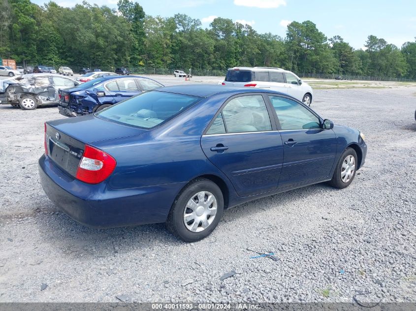 2004 Toyota Camry Le VIN: 4T1BE32K04U298778 Lot: 40011593