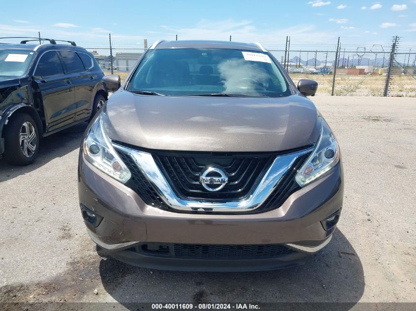 2018 Nissan Murano Platinum VIN: 5N1AZ2MG9JN120943 Lot: 40011609