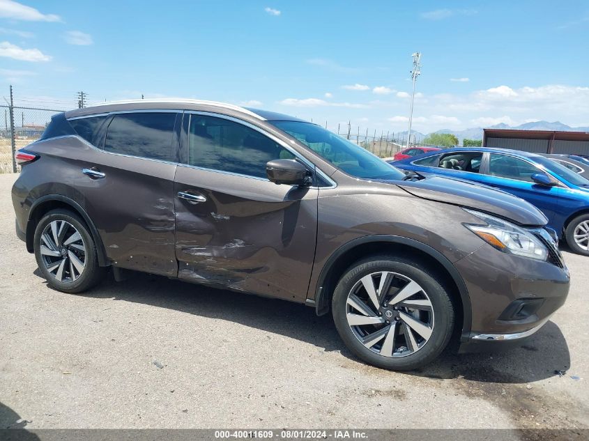 2018 Nissan Murano Platinum VIN: 5N1AZ2MG9JN120943 Lot: 40011609