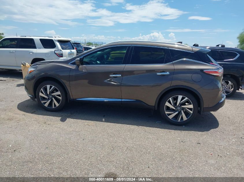 2018 NISSAN MURANO PLATINUM - 5N1AZ2MG9JN120943