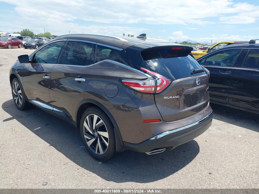 2018 NISSAN MURANO PLATINUM - 5N1AZ2MG9JN120943
