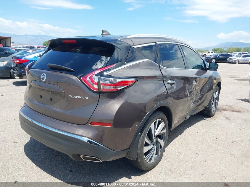 2018 NISSAN MURANO PLATINUM - 5N1AZ2MG9JN120943