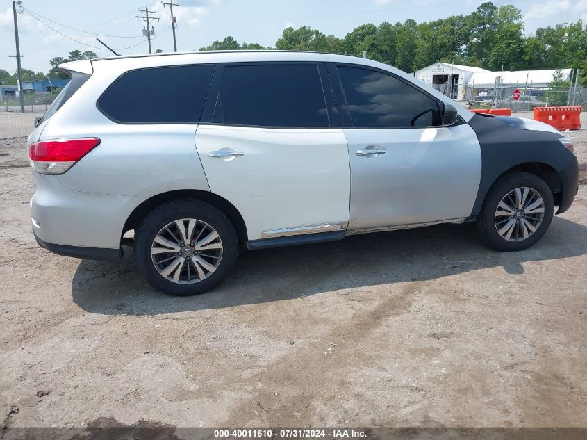 2014 Nissan Pathfinder S VIN: 5N1AR2MMXEC606619 Lot: 40011610