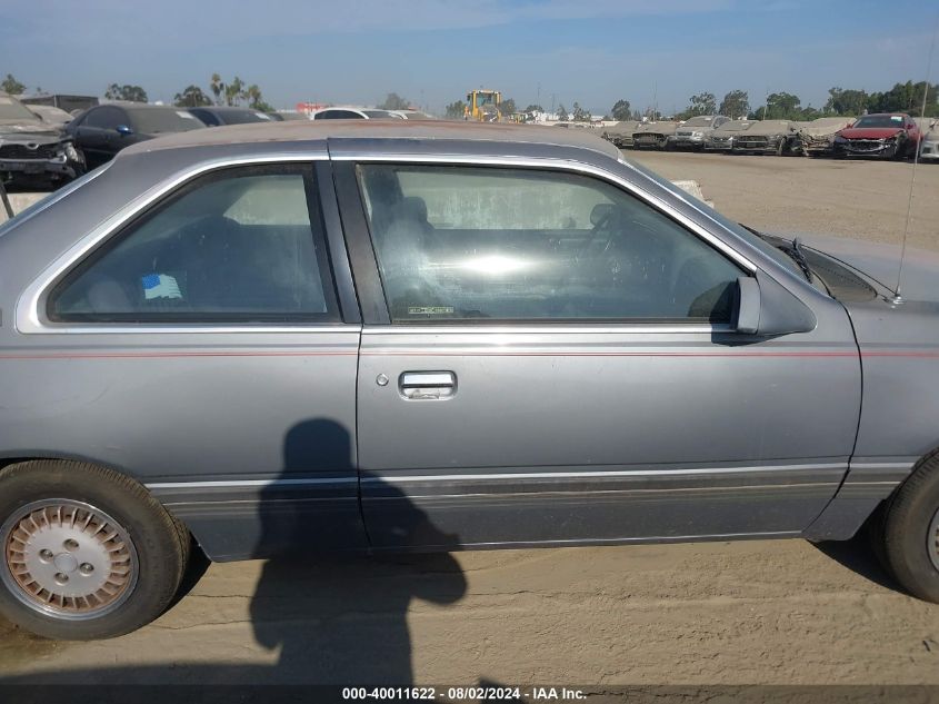 1984 Mercury Topaz VIN: 1ME8P72F9EK613866 Lot: 40011622