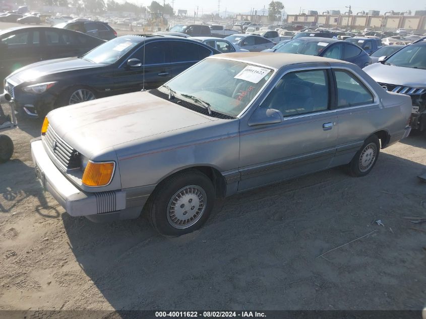 1984 Mercury Topaz VIN: 1ME8P72F9EK613866 Lot: 40011622