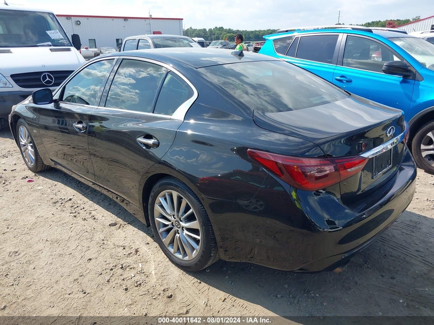 VIN JN1EV7AP8JM365311 2018 INFINITI Q50 3.0T LUXE