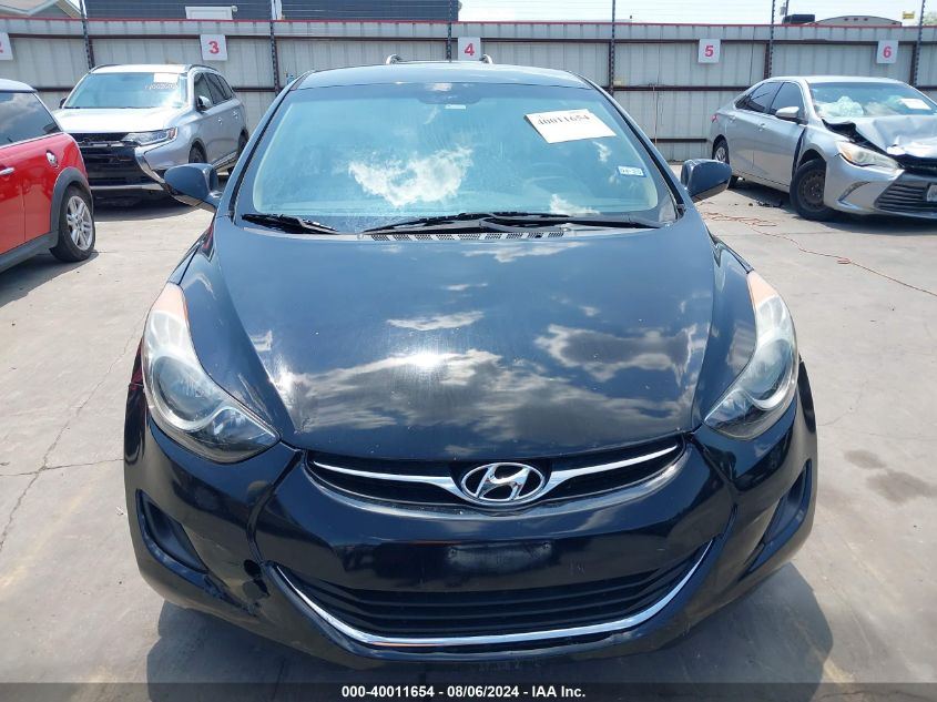 2011 Hyundai Elantra Gls (Ulsan Plant) VIN: KMHDH4AE6BU096851 Lot: 40011654