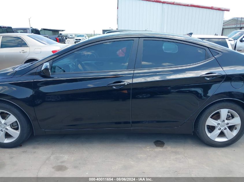 2011 Hyundai Elantra Gls (Ulsan Plant) VIN: KMHDH4AE6BU096851 Lot: 40011654