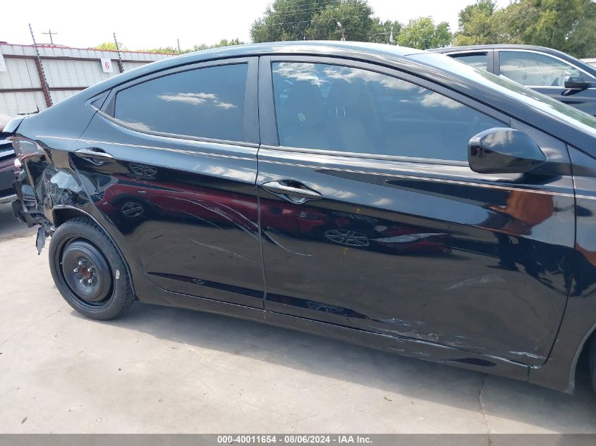 2011 Hyundai Elantra Gls (Ulsan Plant) VIN: KMHDH4AE6BU096851 Lot: 40011654