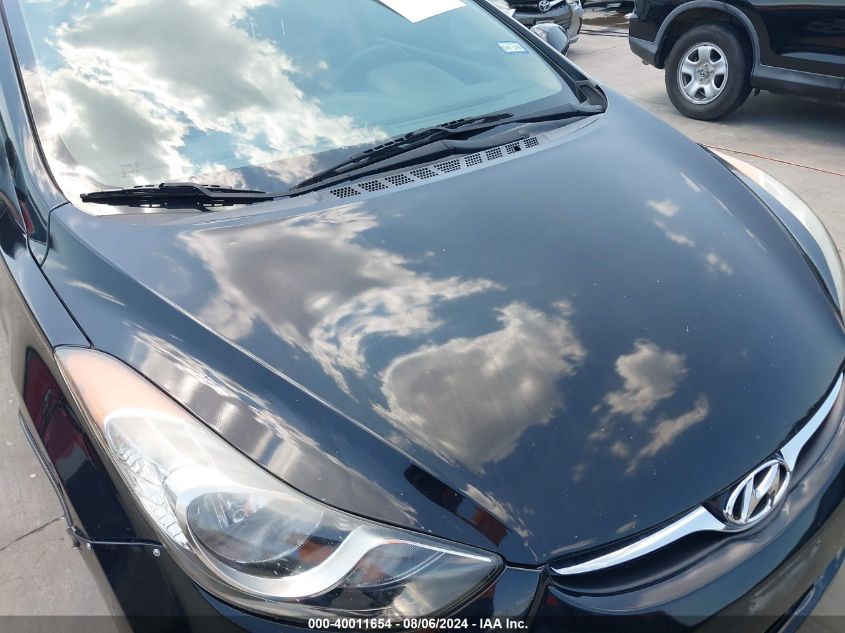 2011 Hyundai Elantra Gls (Ulsan Plant) VIN: KMHDH4AE6BU096851 Lot: 40011654