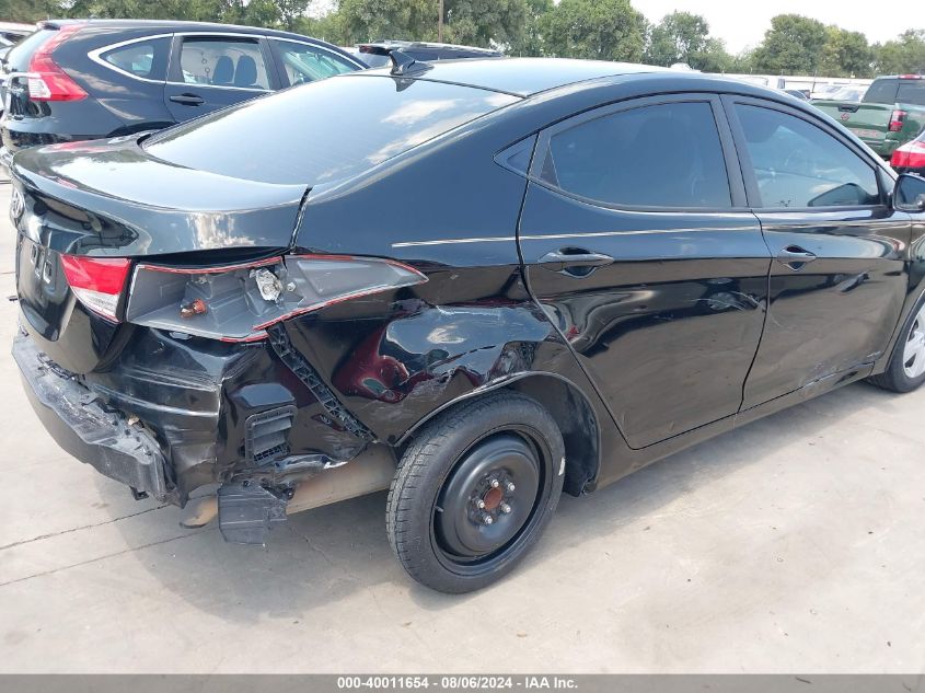 2011 Hyundai Elantra Gls (Ulsan Plant) VIN: KMHDH4AE6BU096851 Lot: 40011654