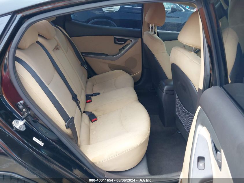 2011 Hyundai Elantra Gls (Ulsan Plant) VIN: KMHDH4AE6BU096851 Lot: 40011654