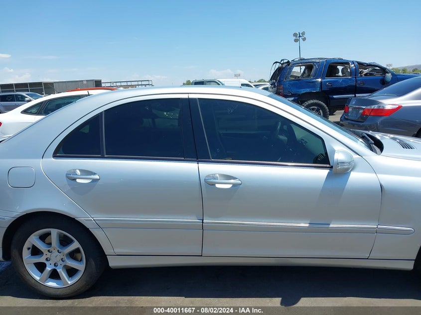 2007 Mercedes-Benz C 280 Luxury 4Matic VIN: WDBRF92H87F854625 Lot: 40011667