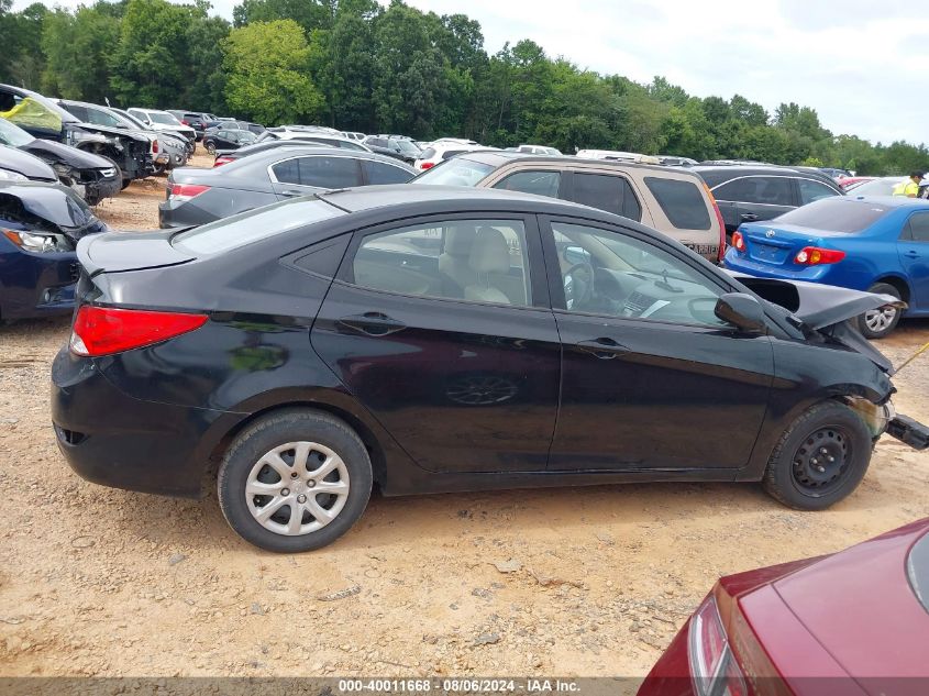 2012 Hyundai Accent Gls VIN: KMHCT4AE1CU052221 Lot: 40011668